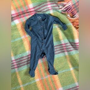 Primary Slate Blue  Kids One Piece pjs